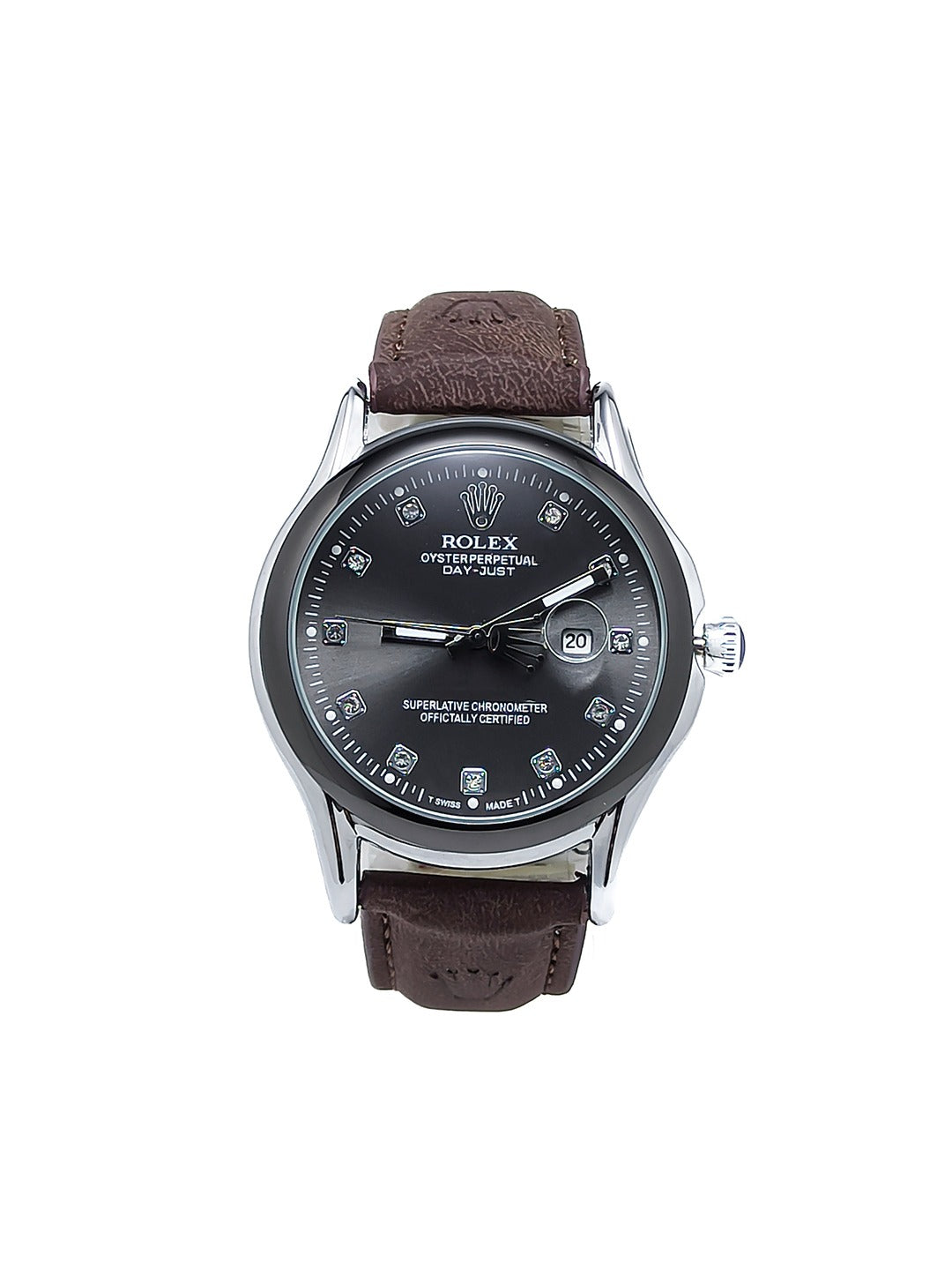 ZM012 -  LEATHER ANALOG WATCH FOR MEN